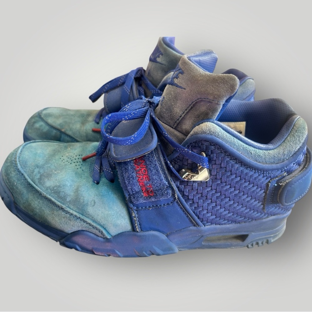 2016 Nike Air Trainer Victor Cruz Prm QS Giants Blue Sz.9